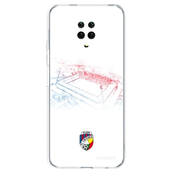 Picasee silikonový průhledný obal pro Xiaomi Redmi Note 9 Pro - FC Viktoria Plzeň C