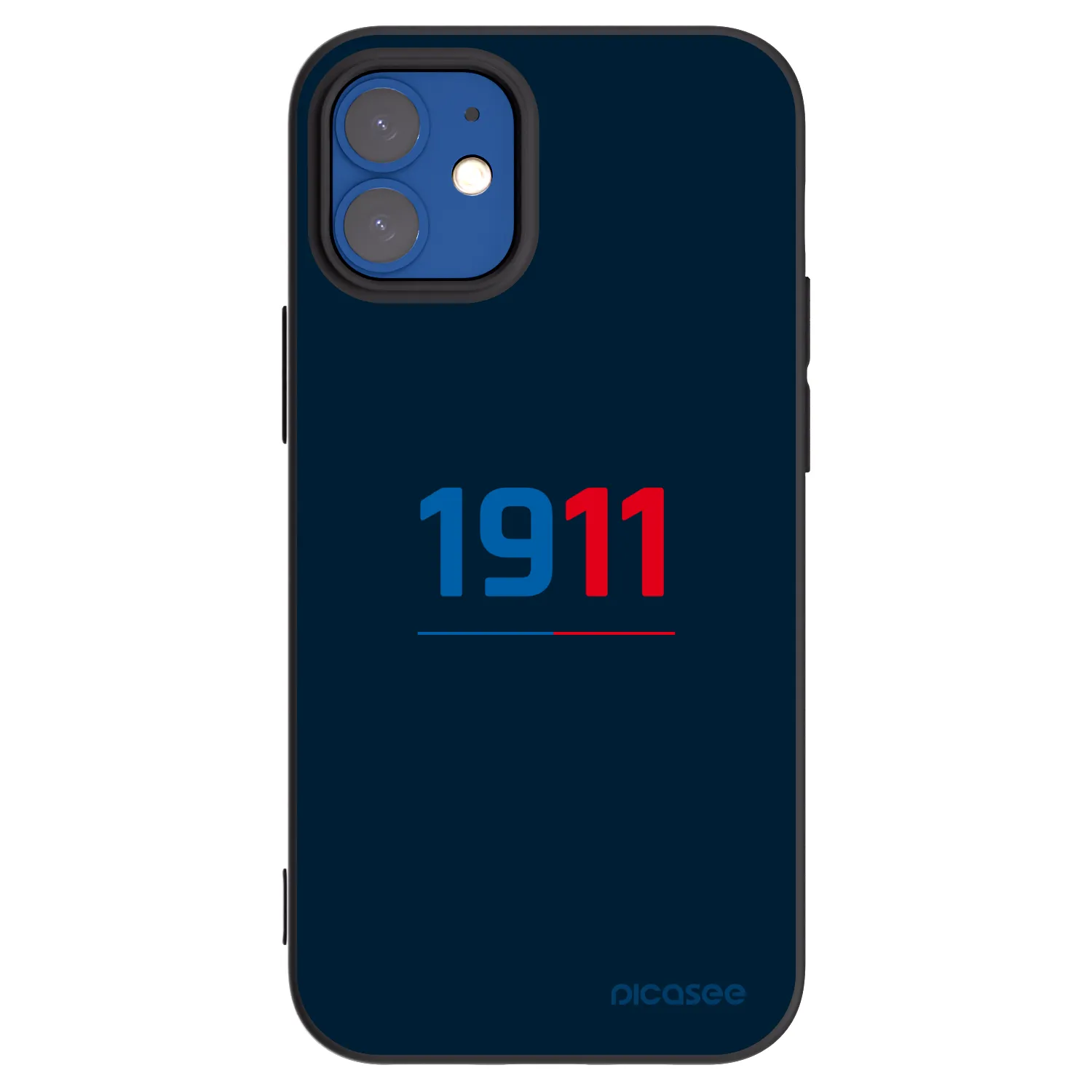 Picasee silikonový černý obal pro Apple iPhone 12 mini - FC Viktoria Plzeň D