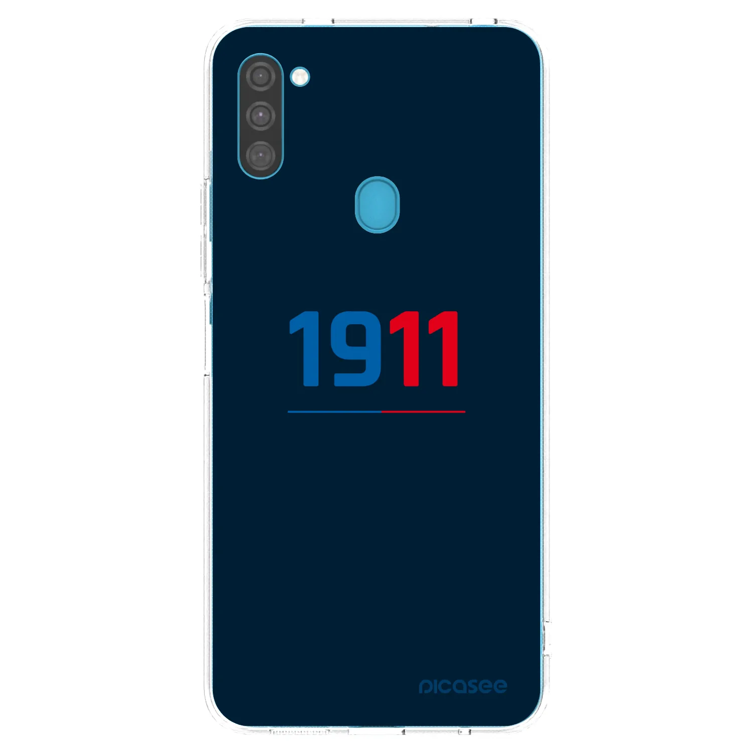 Picasee silikonový průhledný obal pro Samsung Galaxy M11 - FC Viktoria Plzeň D