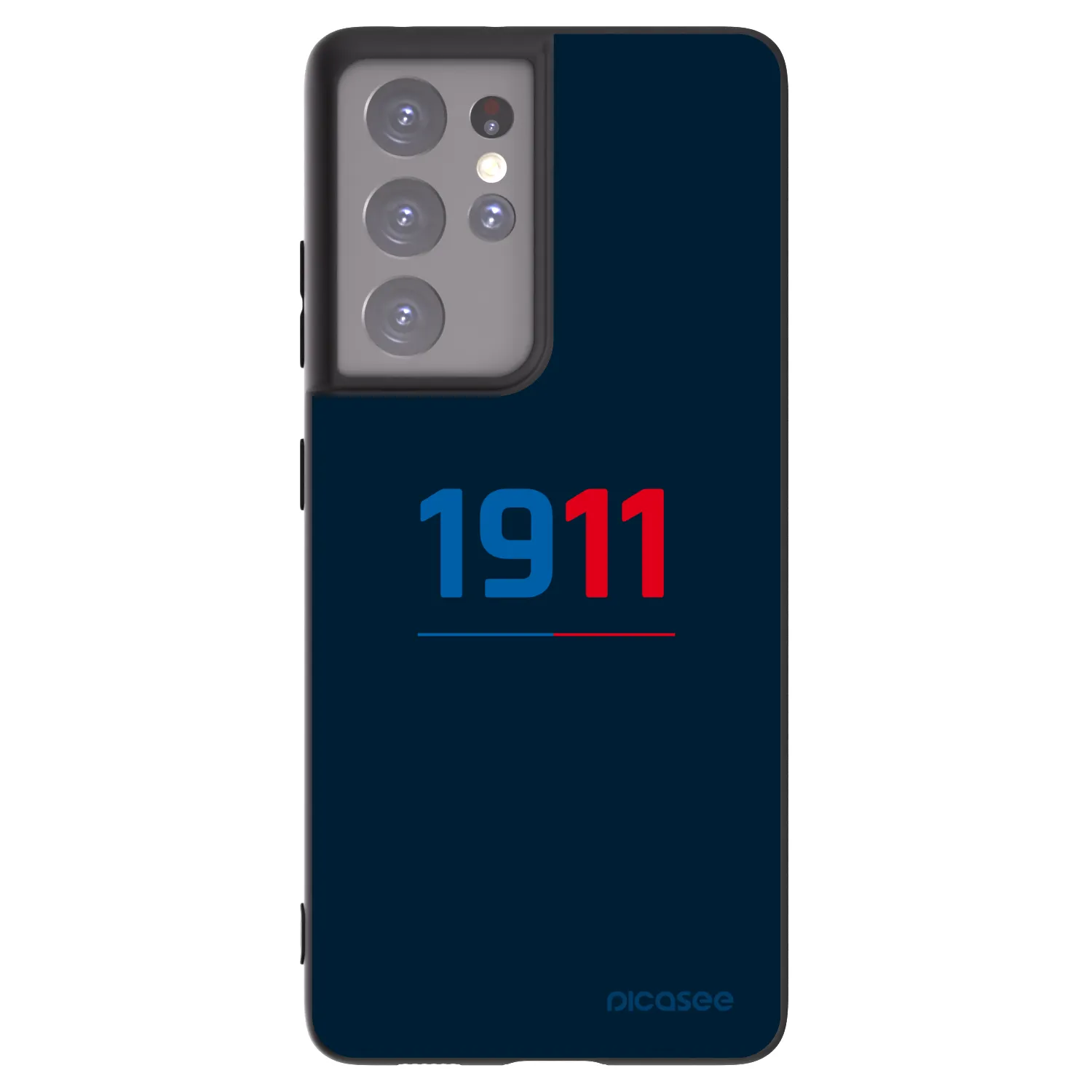 Picasee silikonový černý obal pro Samsung Galaxy S21 Ultra 5G G998B - FC Viktoria Plzeň D