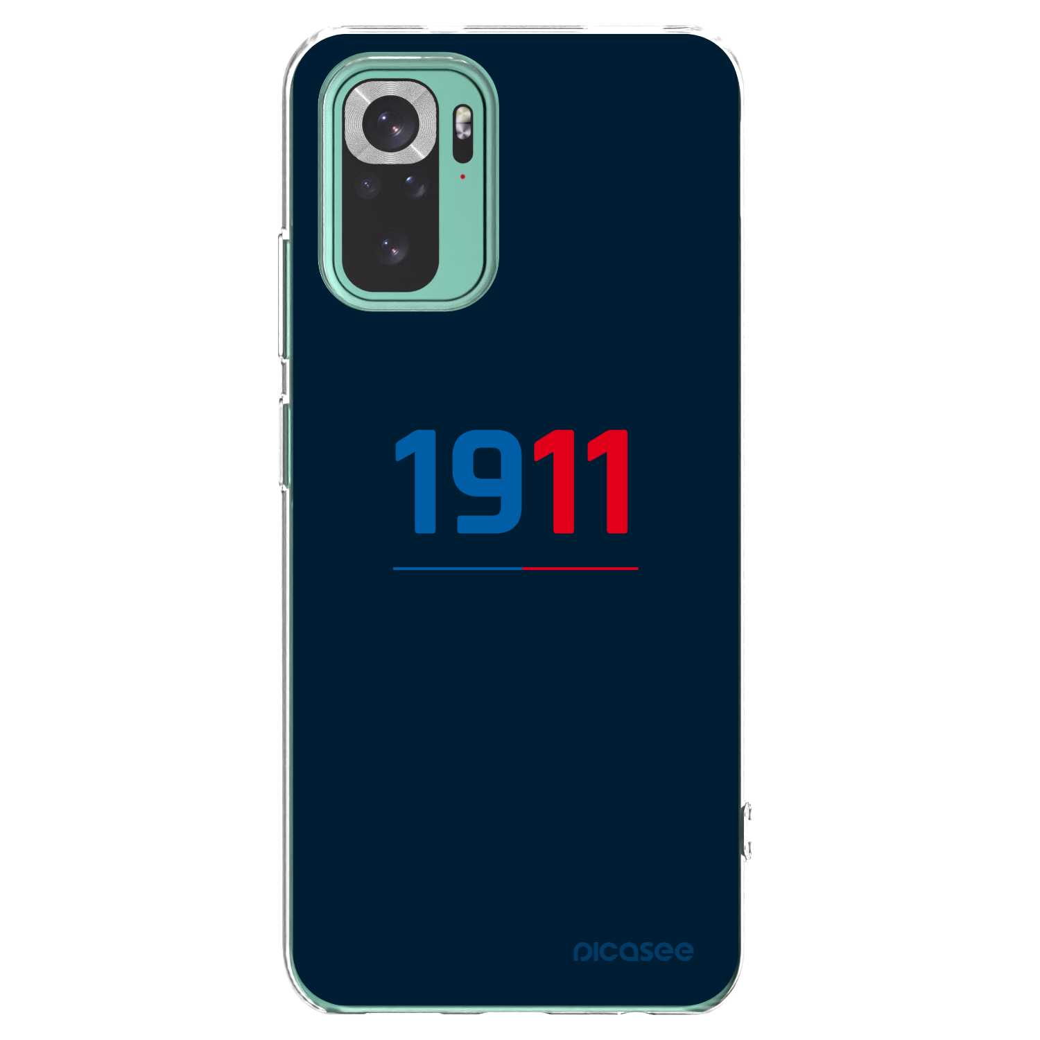 Picasee silikonový průhledný obal pro Xiaomi Redmi Note 10 Pro - FC Viktoria Plzeň D