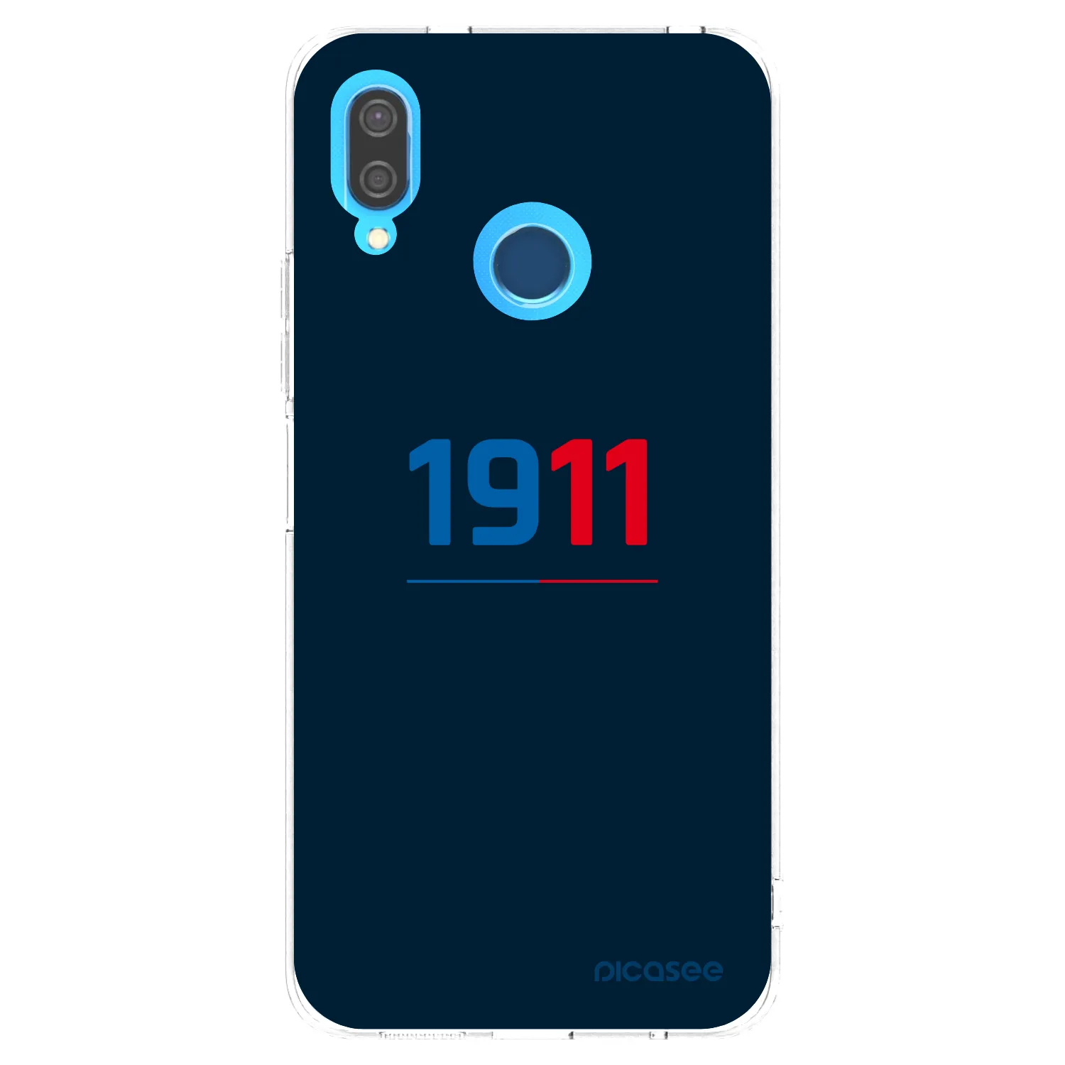 Picasee silikonový průhledný obal pro Huawei P20 Lite - FC Viktoria Plzeň D