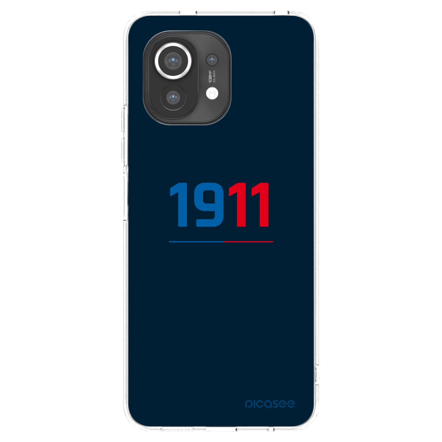 Picasee silikonový průhledný obal pro Xiaomi Mi 11 - FC Viktoria Plzeň D