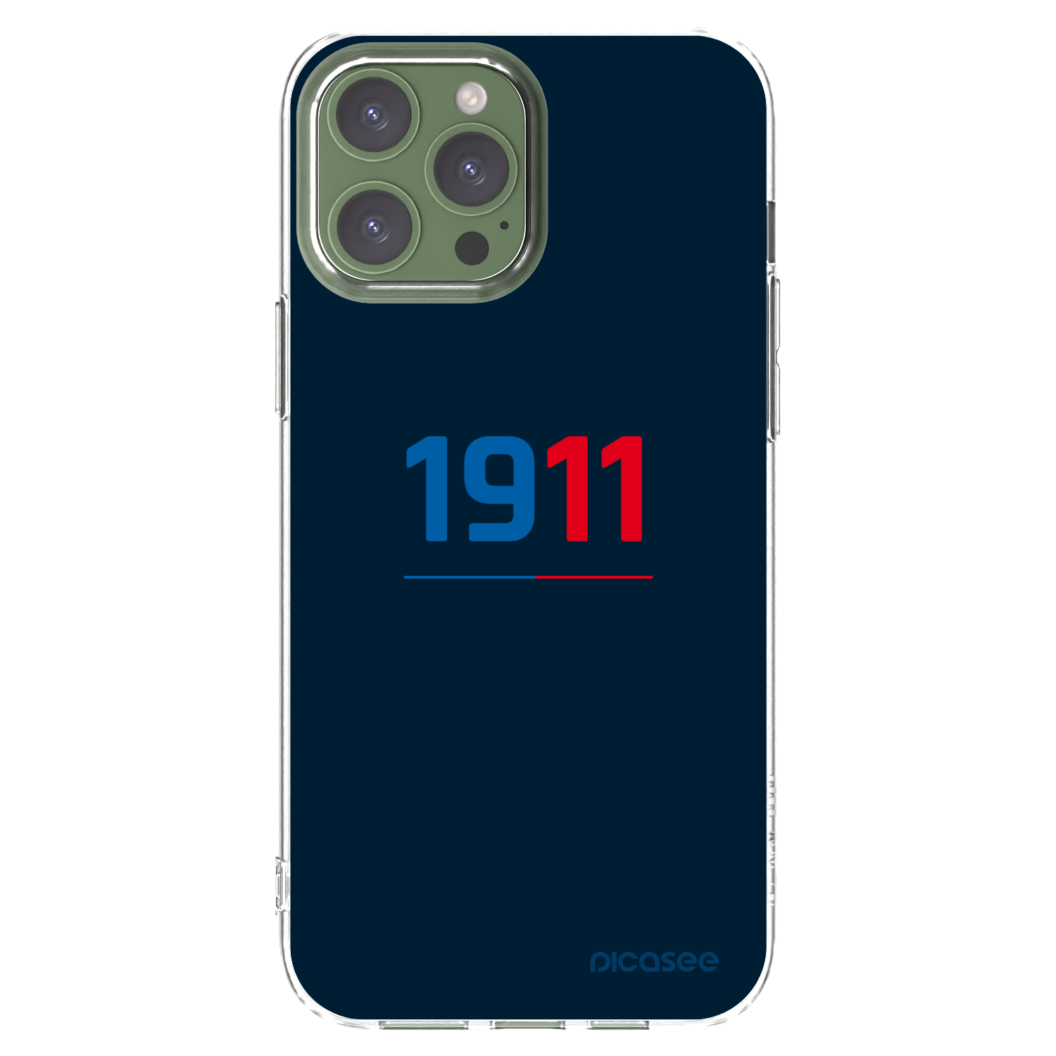 Picasee silikonový průhledný obal pro Apple iPhone 13 Pro Max - FC Viktoria Plzeň D