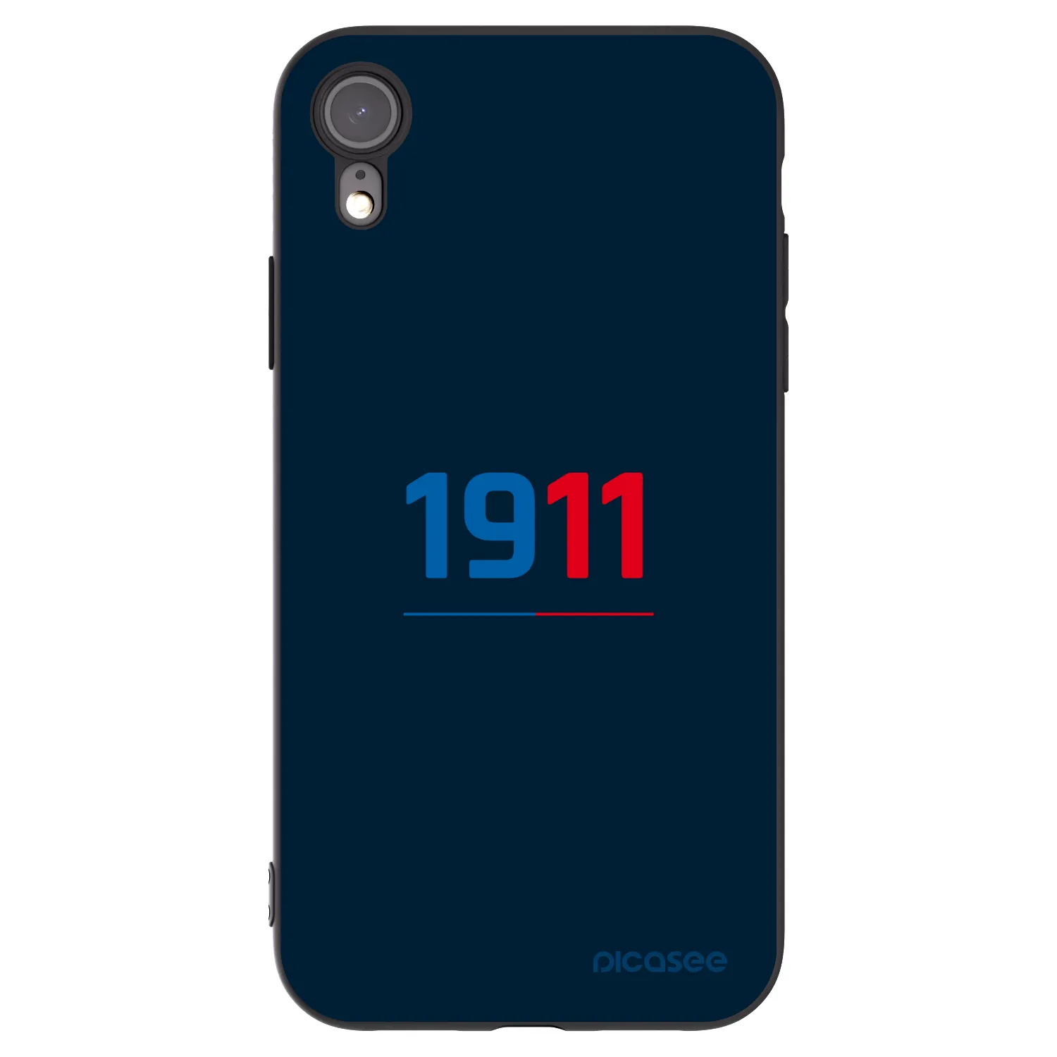 Picasee silikonový černý obal pro Apple iPhone XR - FC Viktoria Plzeň D
