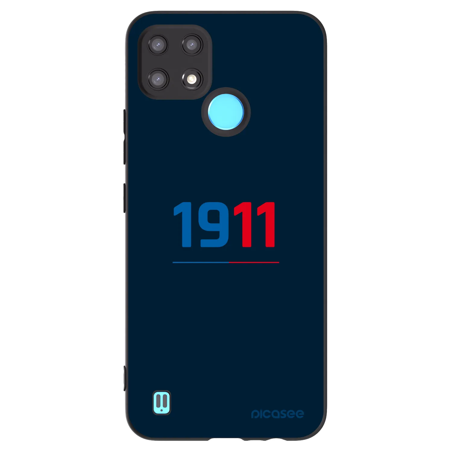 Picasee silikonový černý obal pro Realme C21 - FC Viktoria Plzeň D