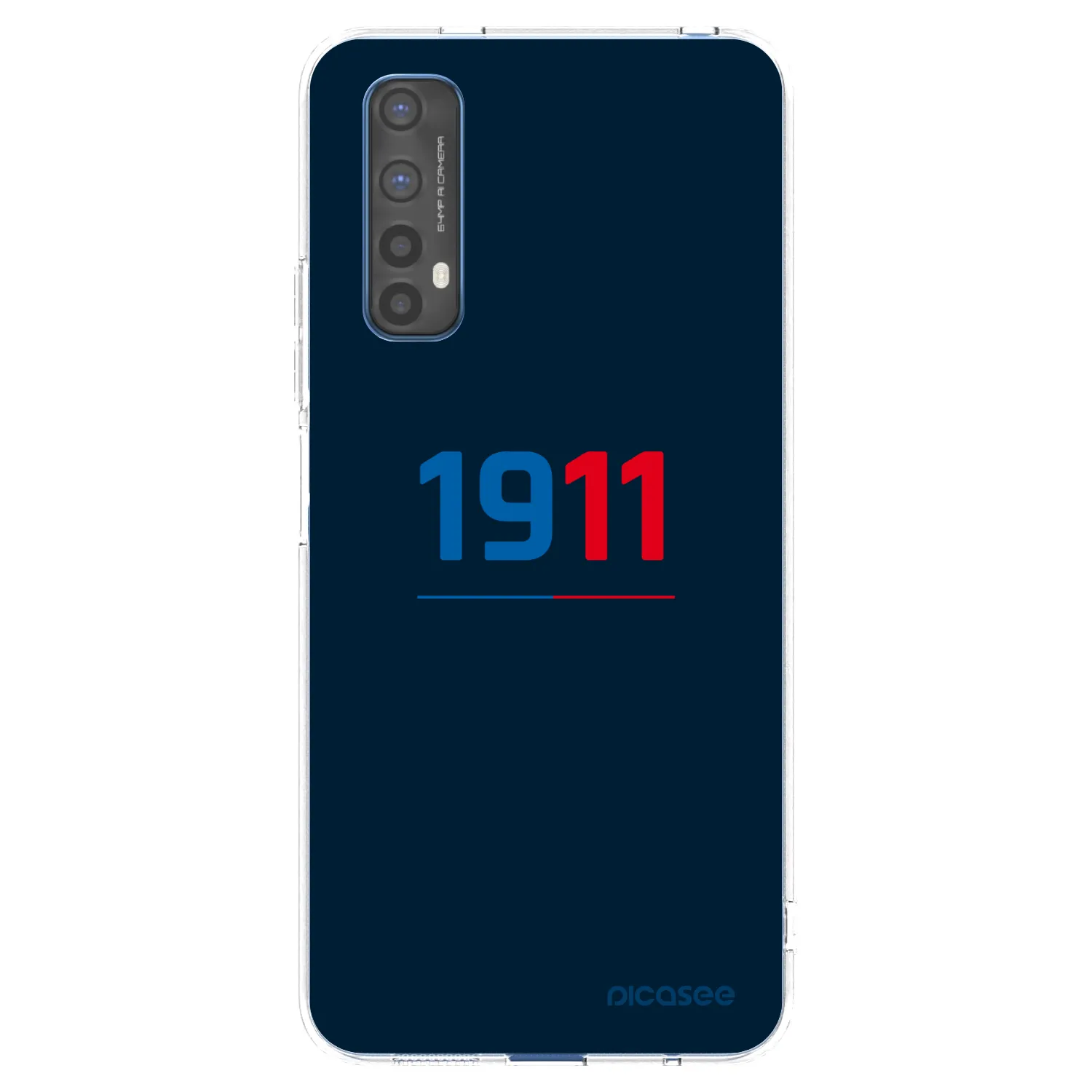 Picasee silikonový průhledný obal pro Realme 7 - FC Viktoria Plzeň D