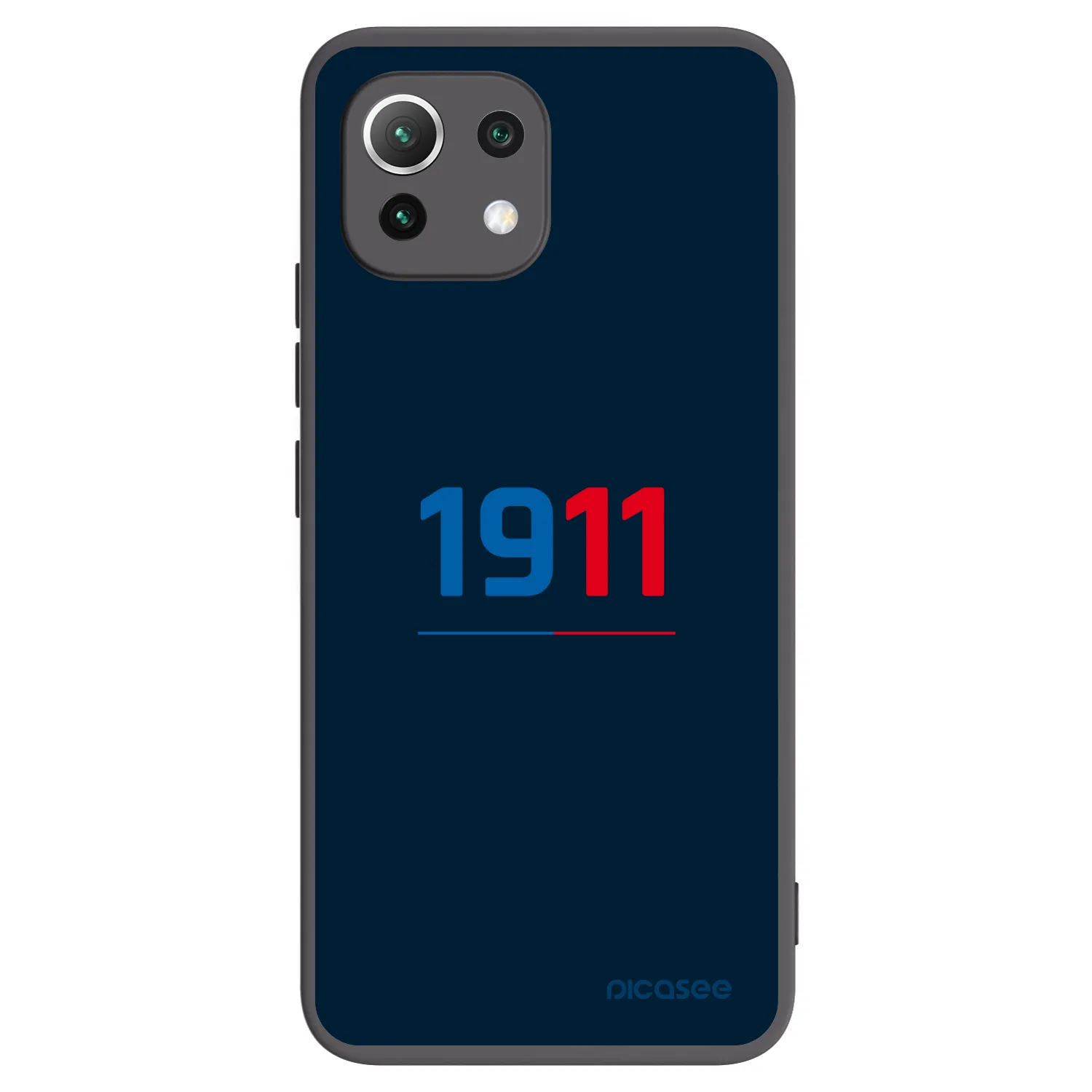 Picasee silikonový černý obal pro Xiaomi 11 Lite 5G NE - FC Viktoria Plzeň D