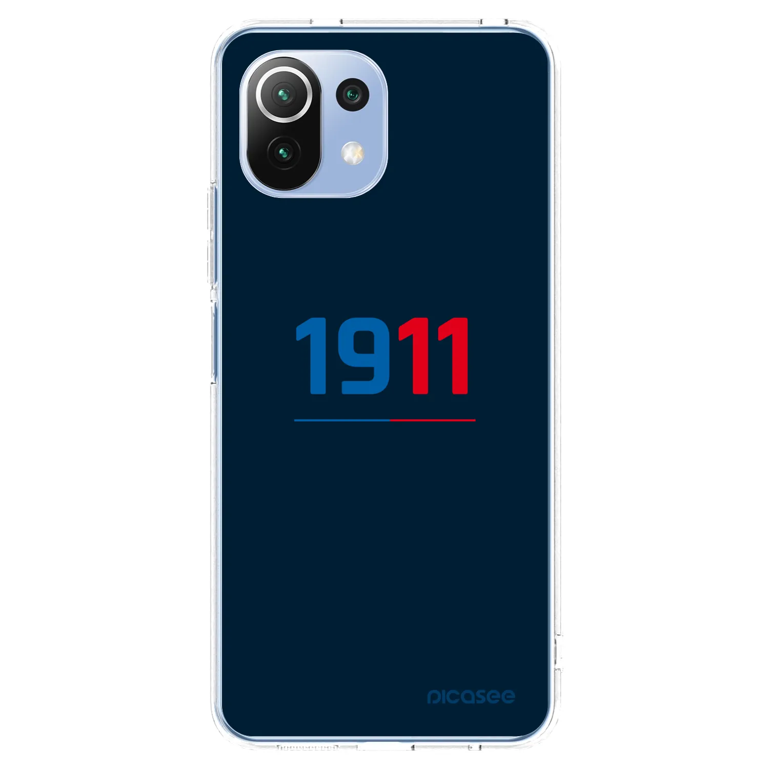 Picasee silikonový průhledný obal pro Xiaomi 11 Lite 5G NE - FC Viktoria Plzeň D