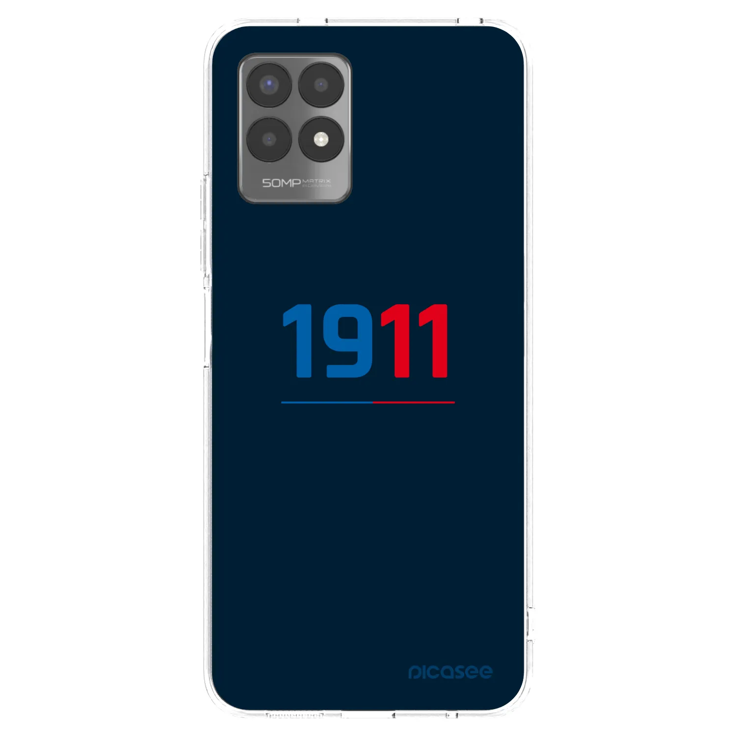 Picasee silikonový průhledný obal pro Realme 8i - FC Viktoria Plzeň D
