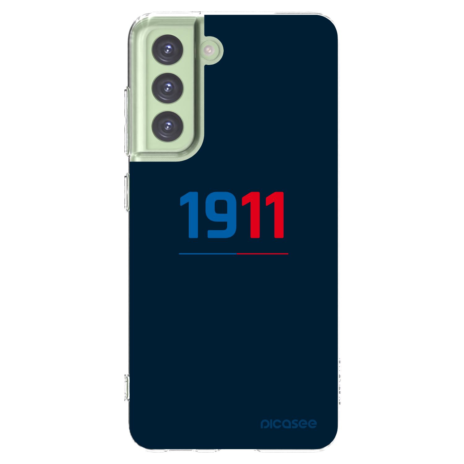 Picasee silikonový průhledný obal pro Samsung Galaxy S21 FE 5G - FC Viktoria Plzeň D