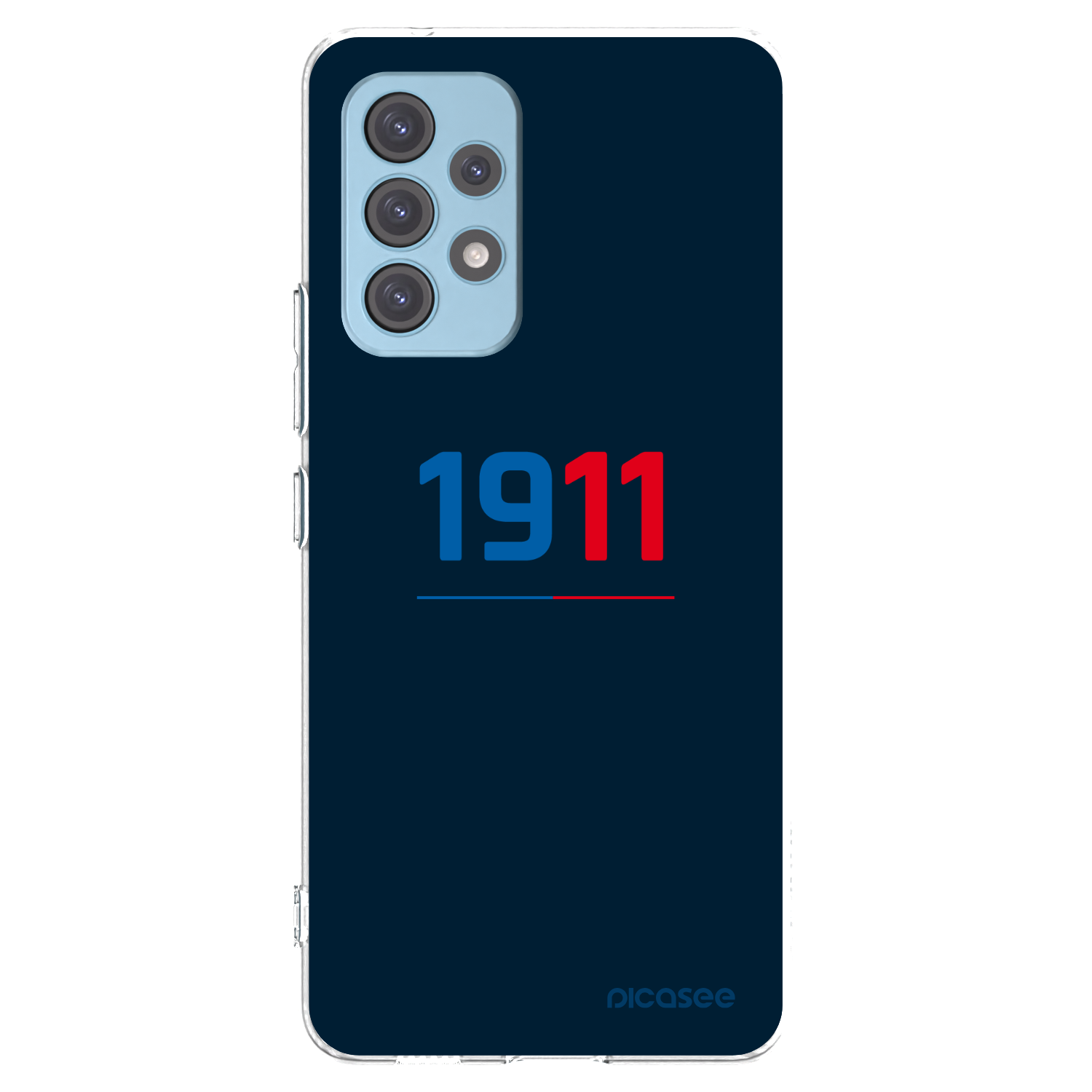 Picasee silikonový průhledný obal pro Samsung Galaxy A53 5G A536 - FC Viktoria Plzeň D