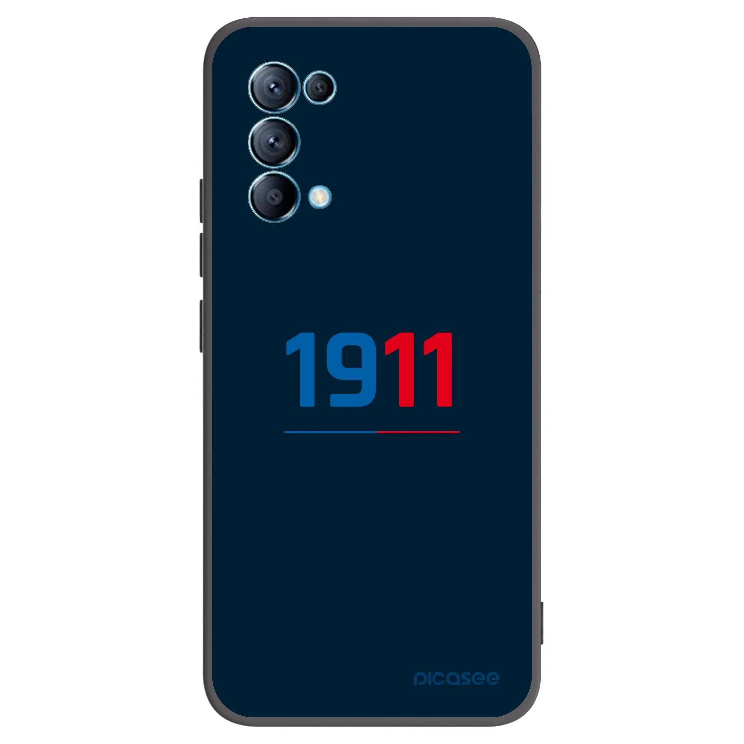 Picasee silikonový černý obal pro OPPO Reno 5 5G - FC Viktoria Plzeň D