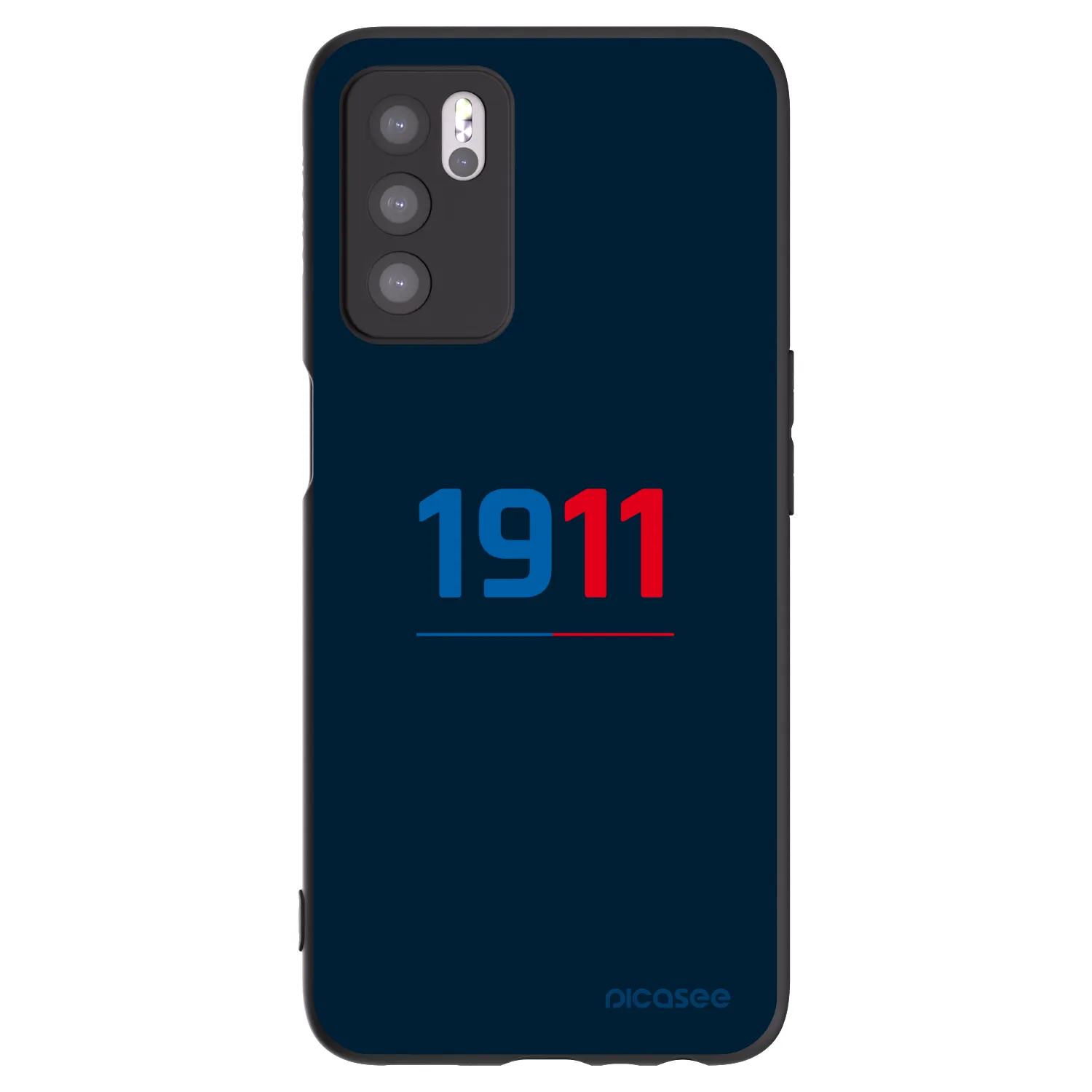 Picasee silikonový černý obal pro OPPO A16s - FC Viktoria Plzeň D