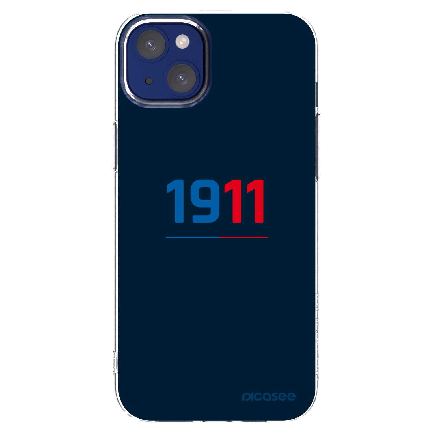 Picasee silikonový průhledný obal pro Apple iPhone 14 Plus - FC Viktoria Plzeň D