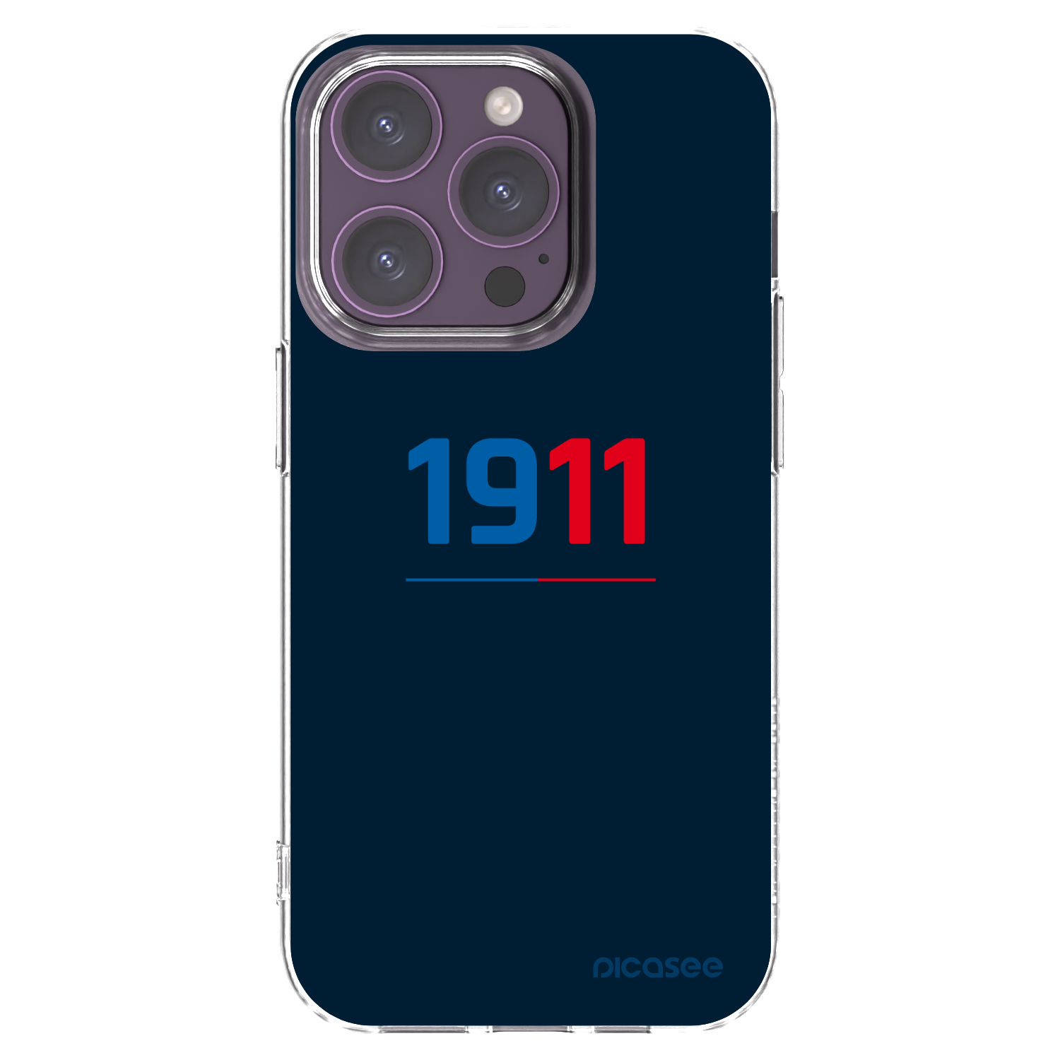 Picasee silikonový průhledný obal pro Apple iPhone 14 Pro - FC Viktoria Plzeň D