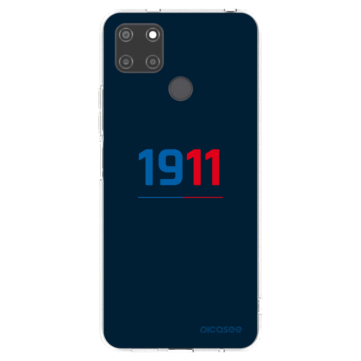 Picasee silikonový průhledný obal pro Realme C21Y - FC Viktoria Plzeň D