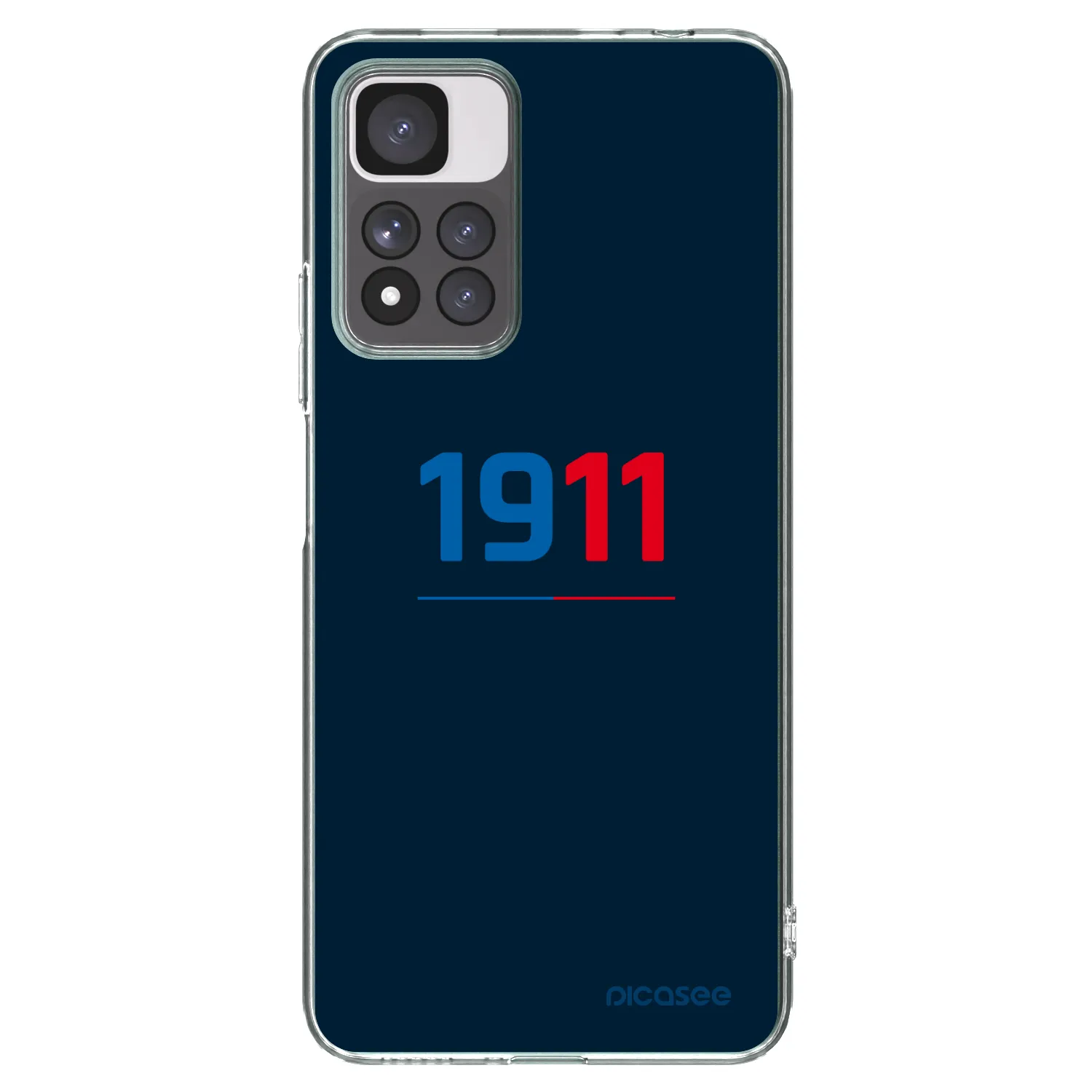 Picasee silikonový průhledný obal pro Xiaomi Redmi Note 11 Pro+ 5G - FC Viktoria Plzeň D