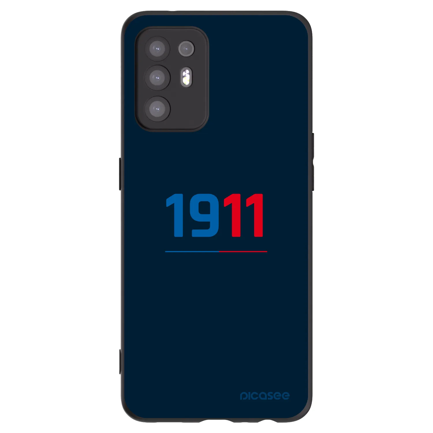 Picasee silikonový černý obal pro OPPO A94 5G - FC Viktoria Plzeň D