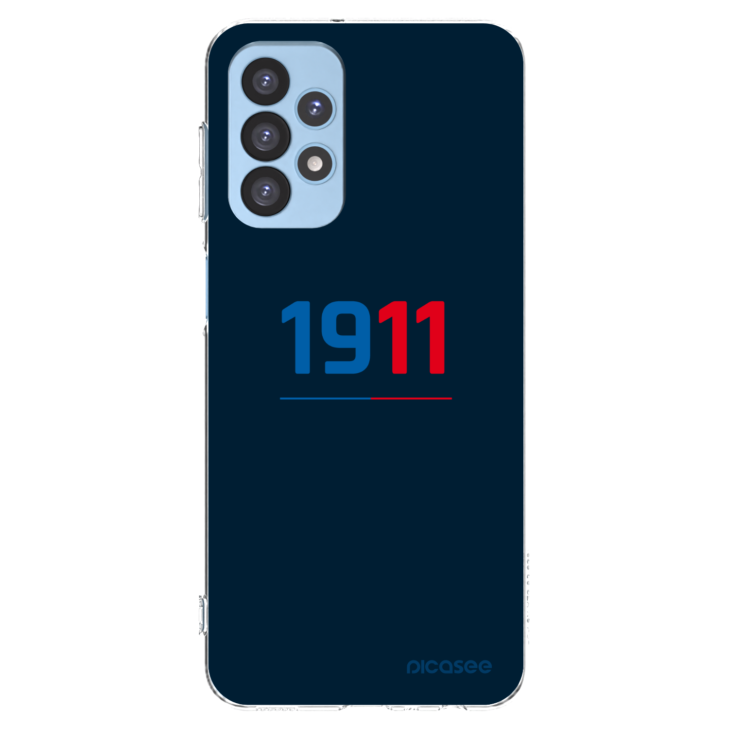 Picasee silikonový průhledný obal pro Samsung Galaxy A23 A235F 4G - FC Viktoria Plzeň D