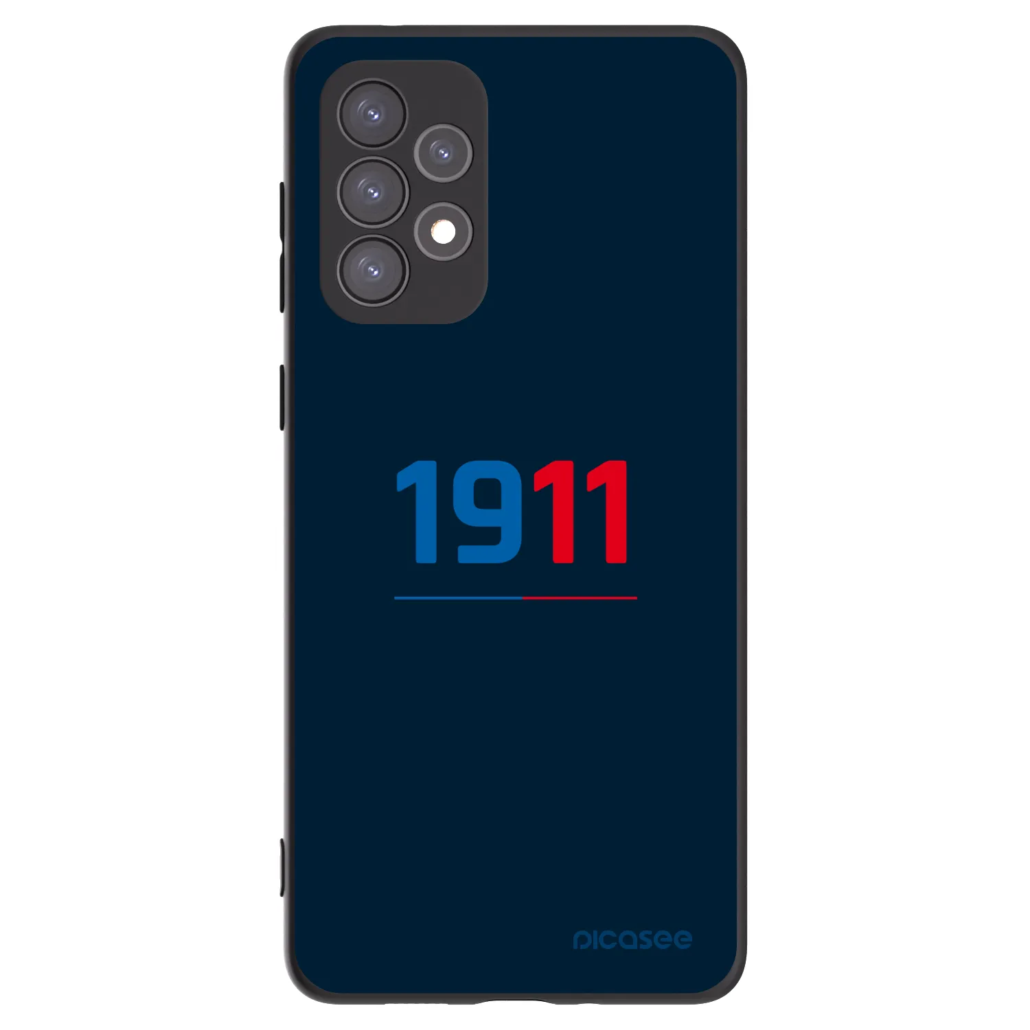 Picasee silikonový černý obal pro Samsung Galaxy A73 5G - FC Viktoria Plzeň D