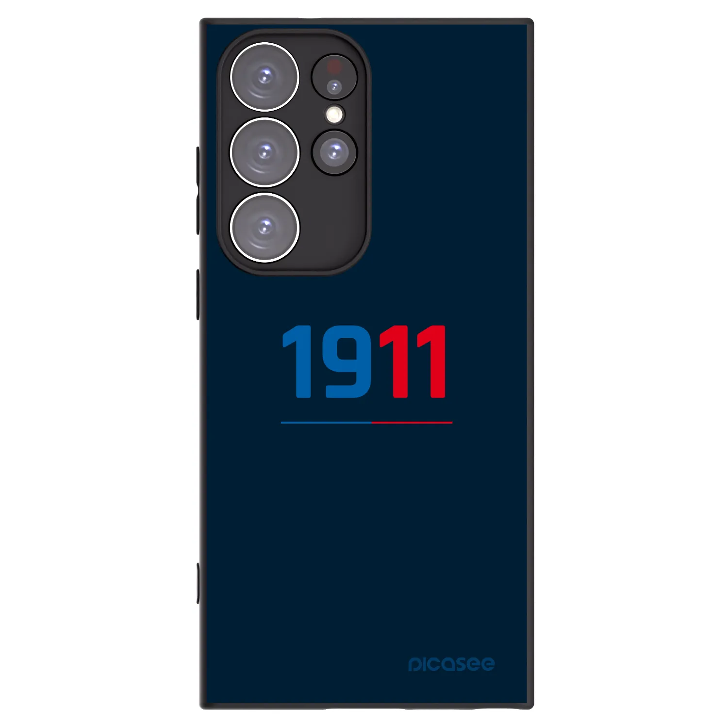Picasee silikonový černý obal pro Samsung Galaxy S23 Ultra 5G - FC Viktoria Plzeň D