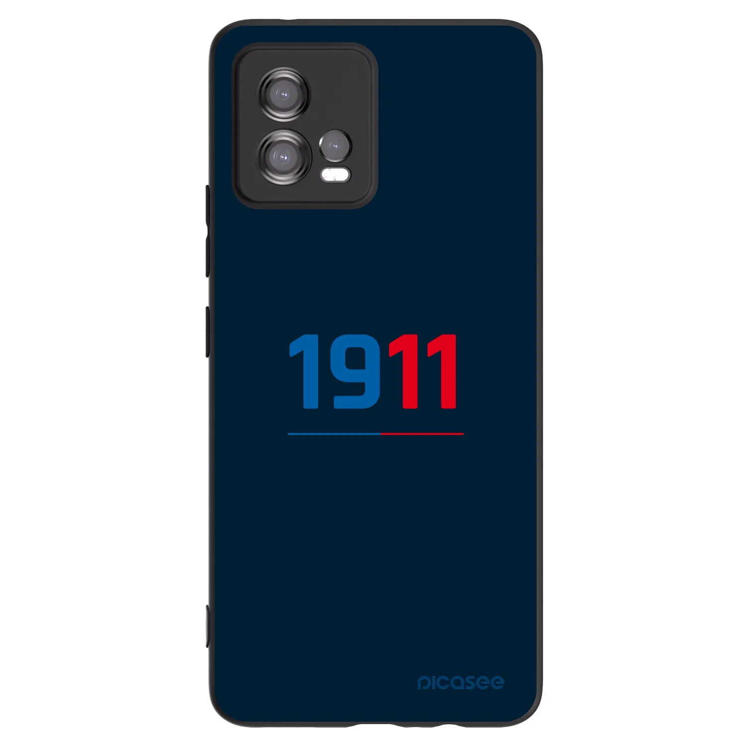 Picasee silikonový černý obal pro Motorola Moto G72 - FC Viktoria Plzeň D