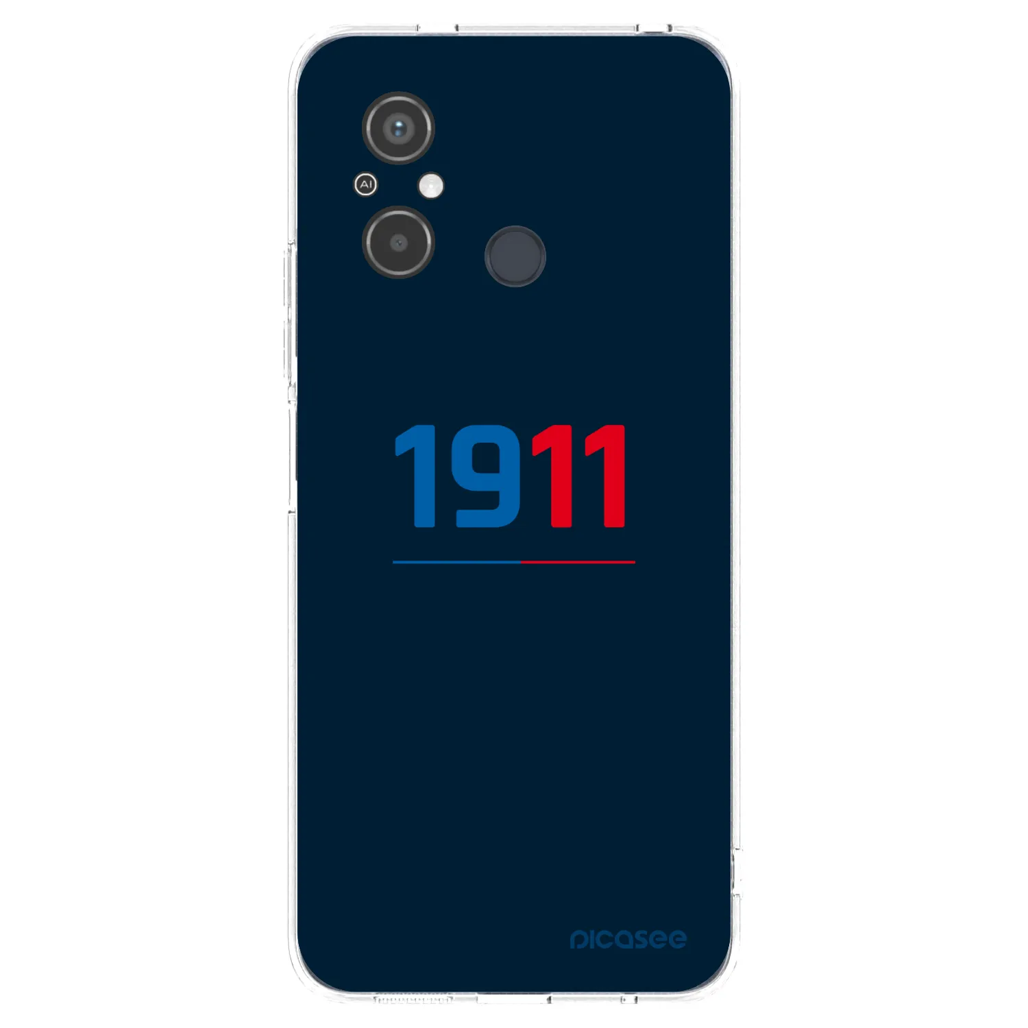 Picasee silikonový průhledný obal pro Xiaomi Redmi 12C - FC Viktoria Plzeň D