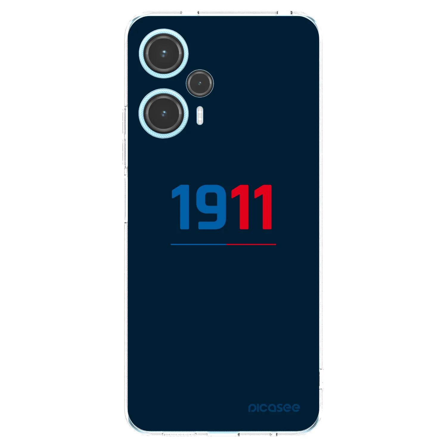 Picasee silikonový průhledný obal pro Xiaomi Poco F5 - FC Viktoria Plzeň D