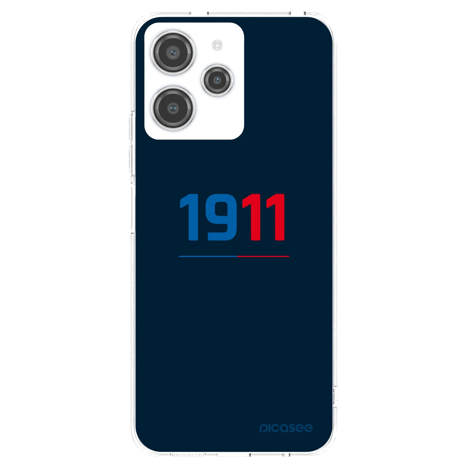 Picasee silikonový průhledný obal pro Xiaomi Redmi 12 4G - FC Viktoria Plzeň D