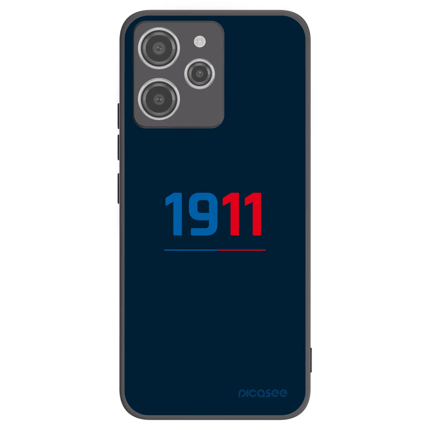Picasee silikonový černý obal pro Xiaomi Redmi 12 4G - FC Viktoria Plzeň D