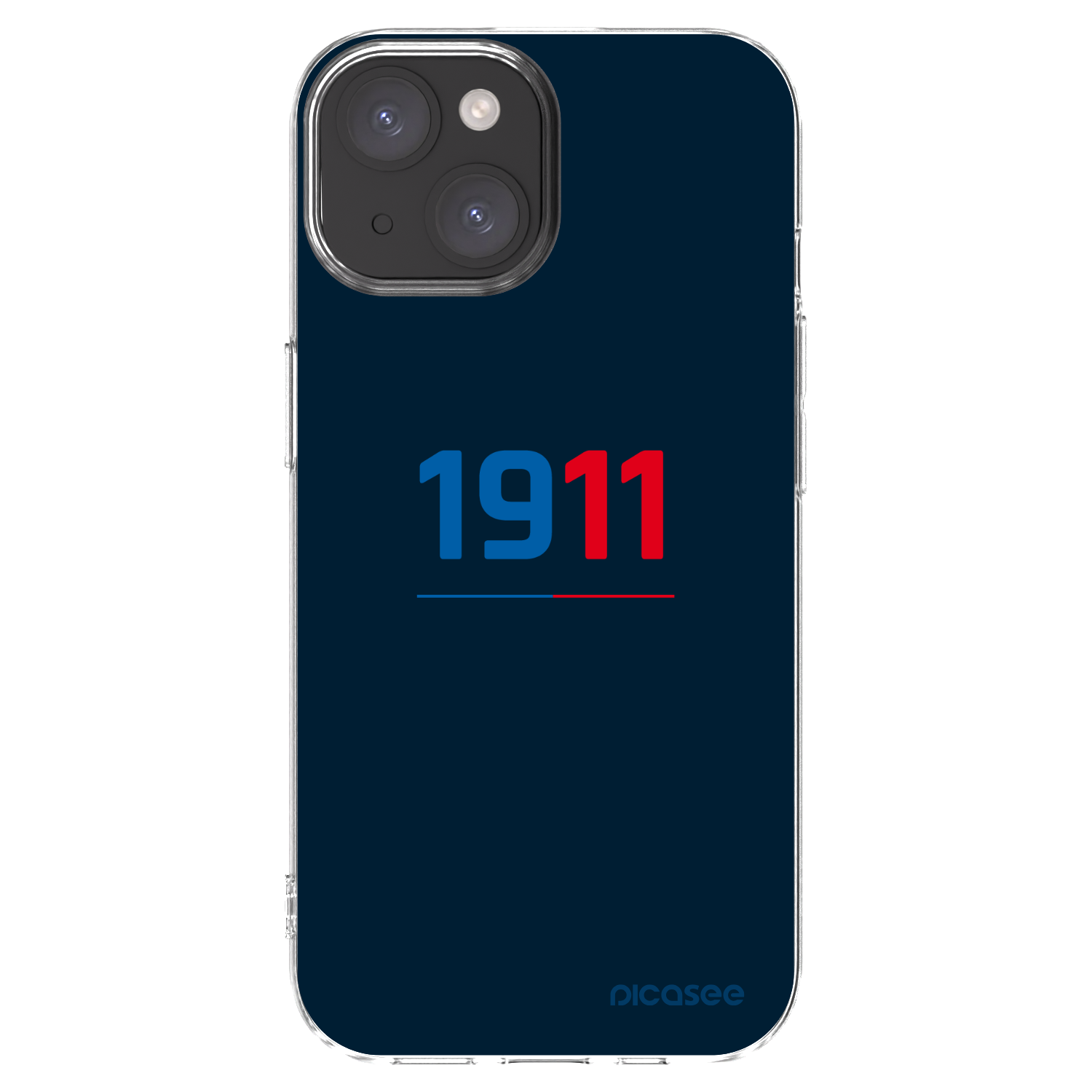 Picasee silikonový průhledný obal pro Apple iPhone 15 - FC Viktoria Plzeň D