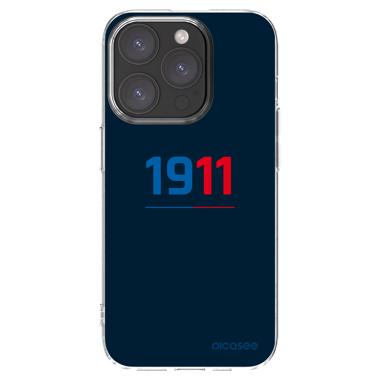 Picasee silikonový průhledný obal pro Apple iPhone 15 Pro - FC Viktoria Plzeň D