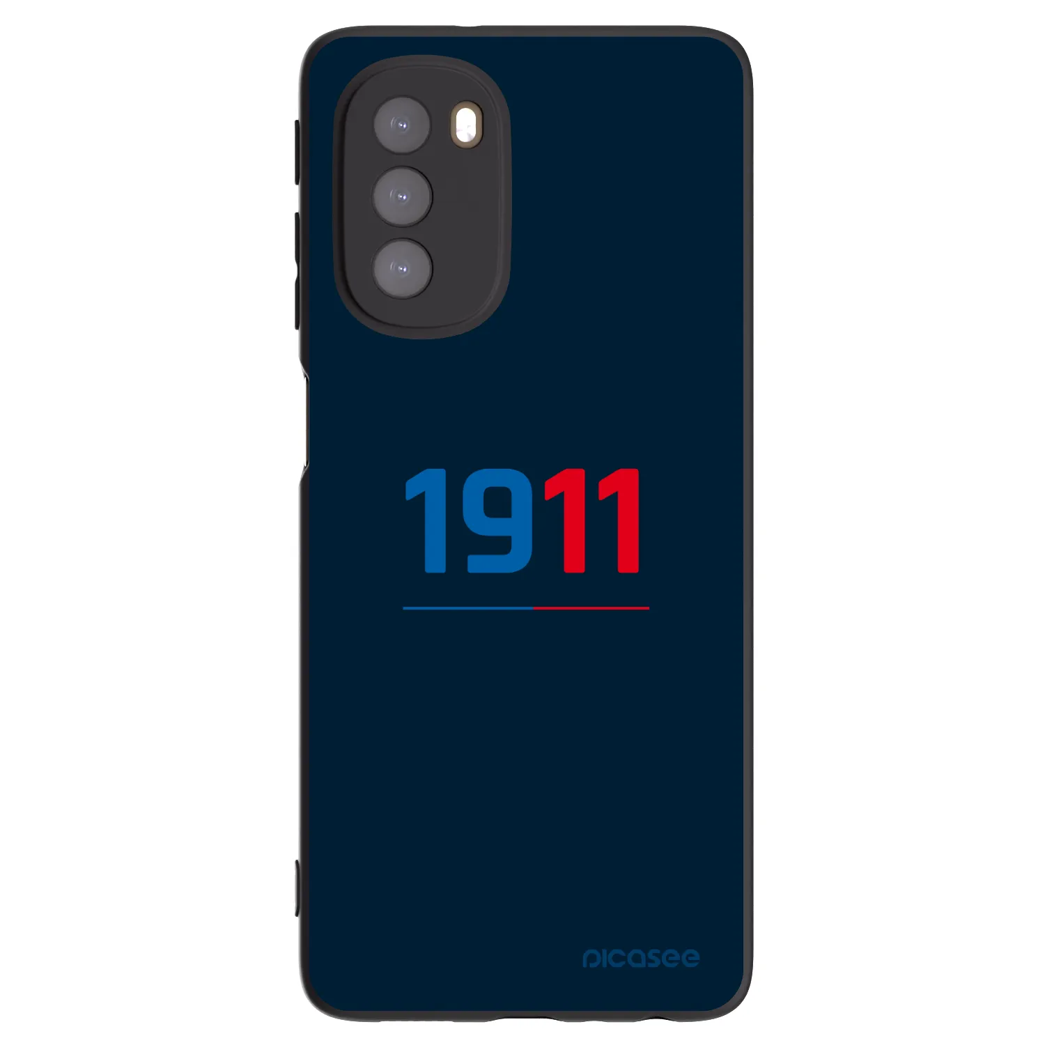 Picasee silikonový černý obal pro Motorola Moto G51 - FC Viktoria Plzeň D