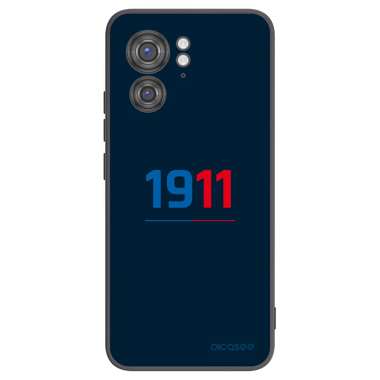 Picasee silikonový černý obal pro Motorola Edge 40 - FC Viktoria Plzeň D
