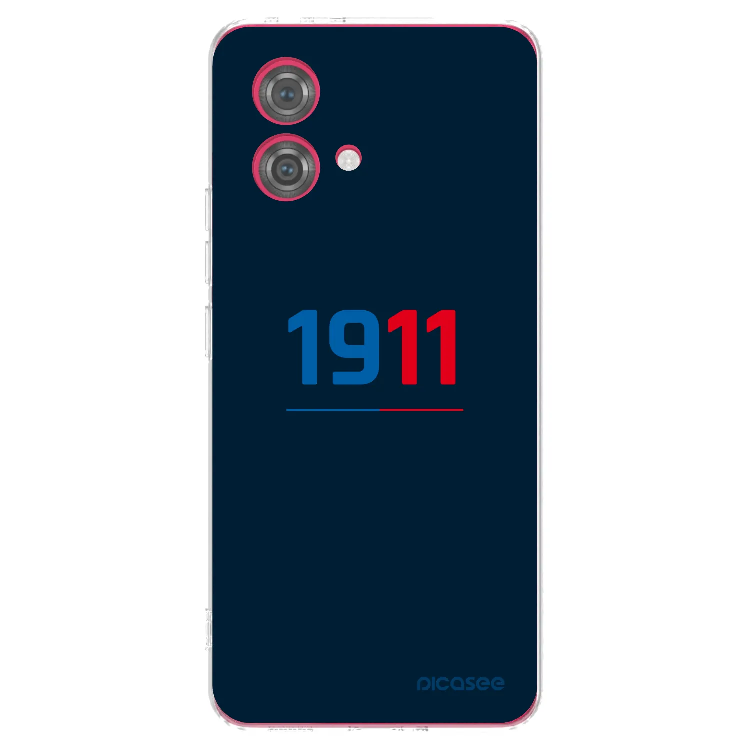 Picasee silikonový průhledný obal pro Motorola Moto G84 5G - FC Viktoria Plzeň D
