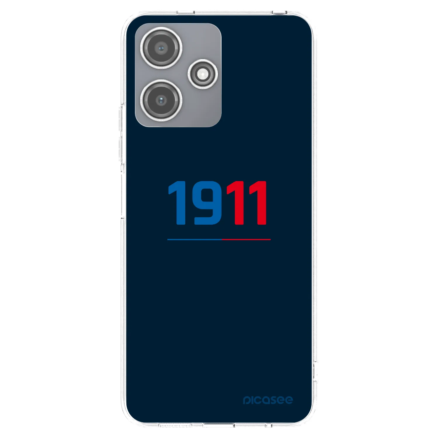 Picasee silikonový průhledný obal pro Xiaomi Redmi 12 5G - FC Viktoria Plzeň D