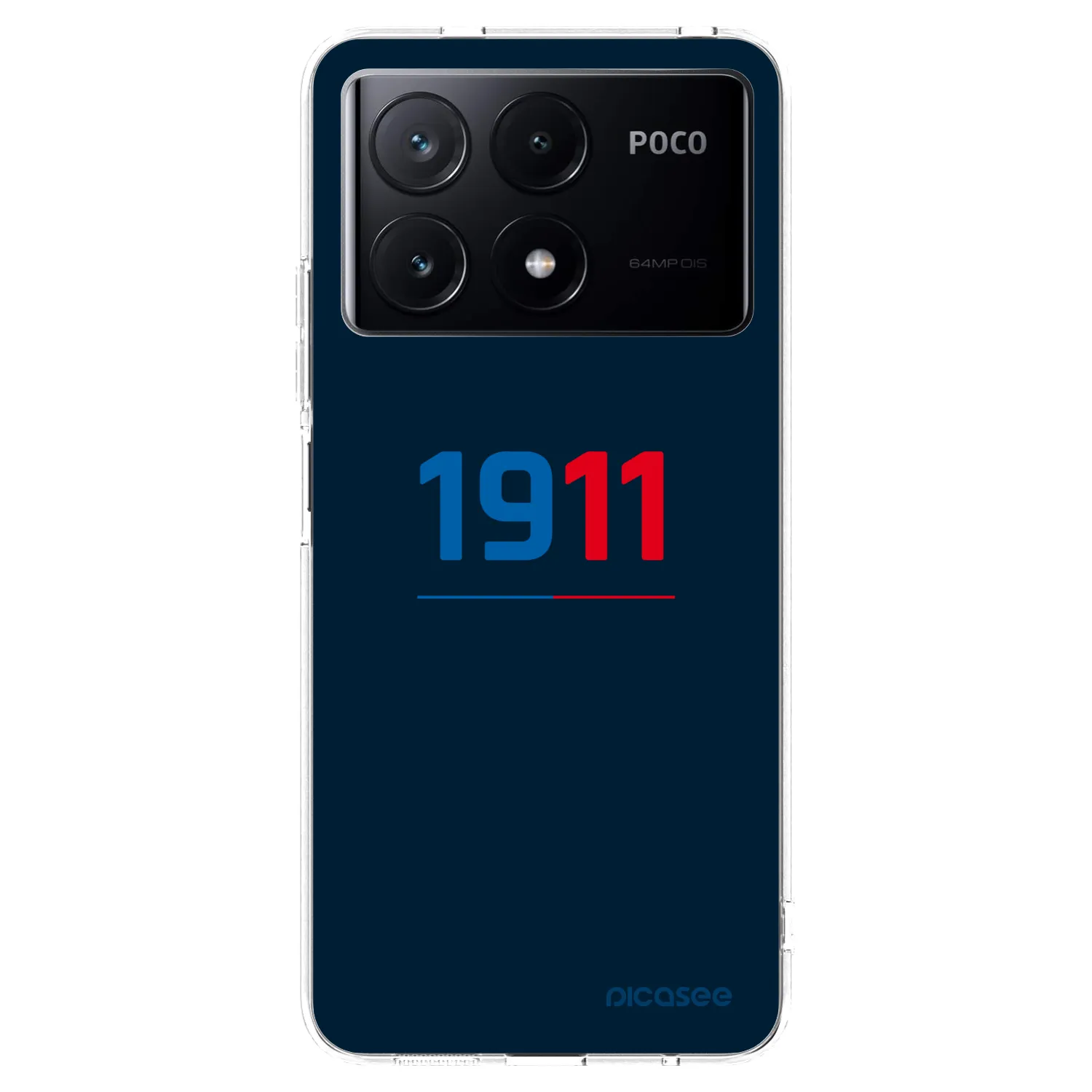 Picasee silikonový průhledný obal pro Xiaomi Poco X6 Pro - FC Viktoria Plzeň D