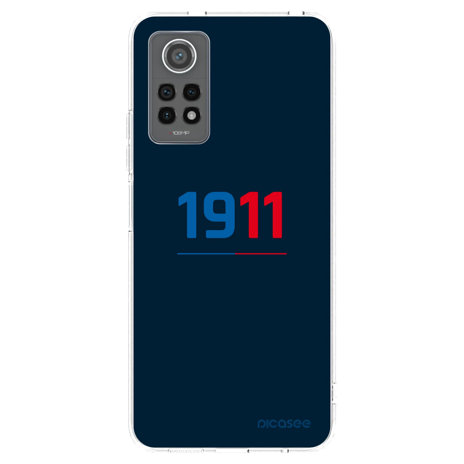 Picasee silikonový průhledný obal pro Xiaomi Redmi Note 12 Pro 4G - FC Viktoria Plzeň D
