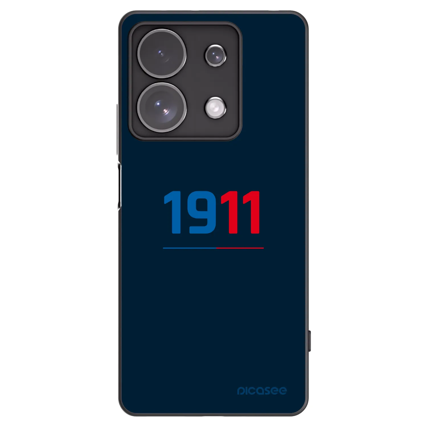 Picasee silikonový černý obal pro Xiaomi Redmi Note 13 Pro 4G - FC Viktoria Plzeň D