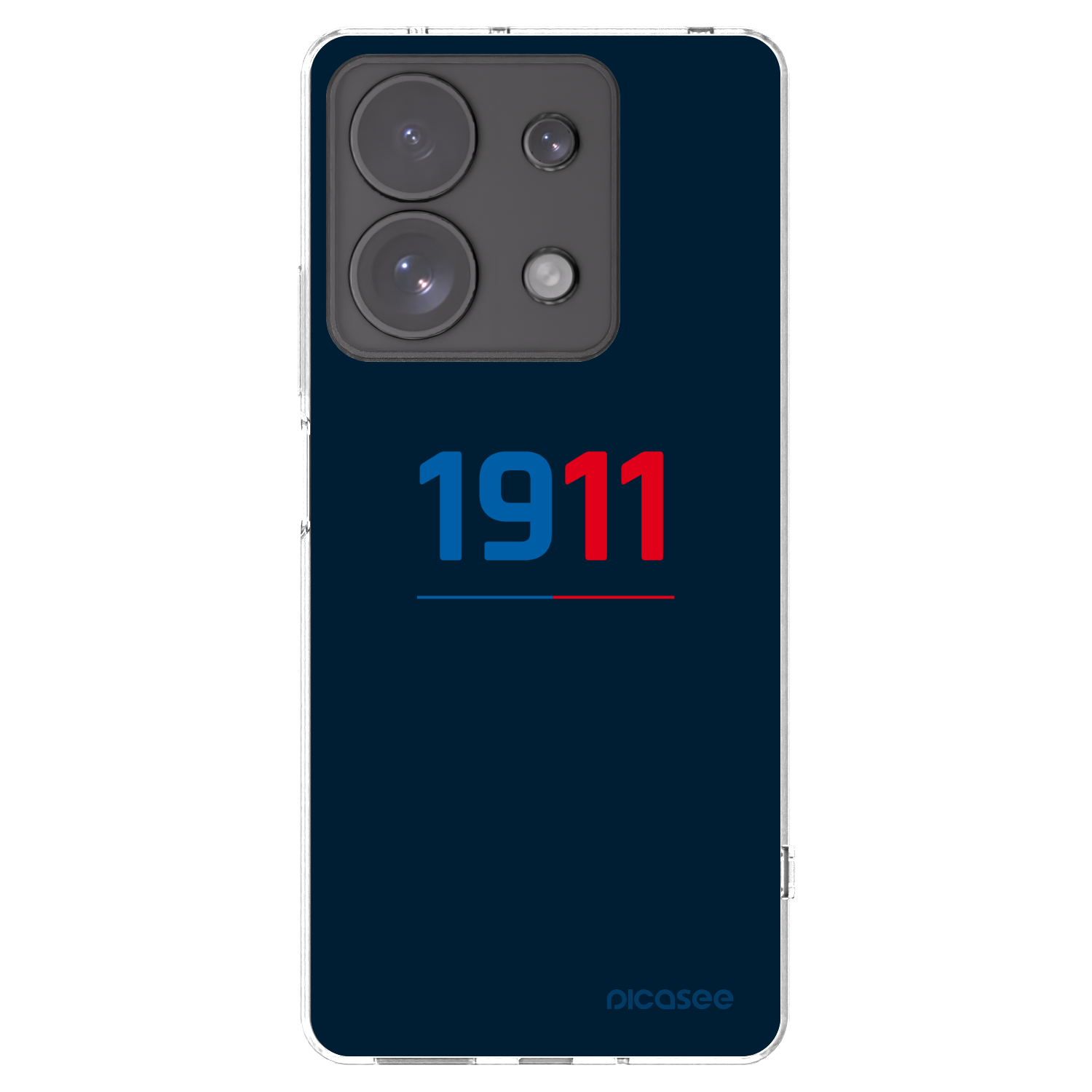 Picasee silikonový průhledný obal pro Xiaomi Redmi Note 13 Pro 4G - FC Viktoria Plzeň D