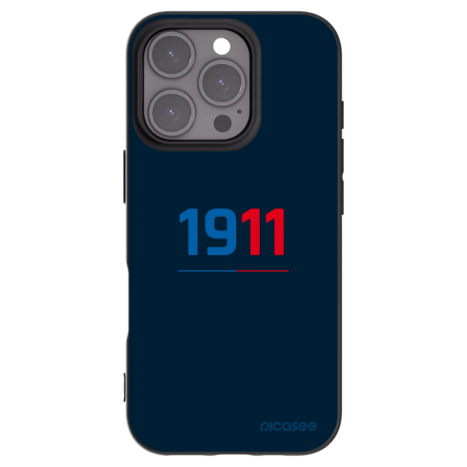 Picasee silikonový černý obal pro Apple iPhone 16 Pro - FC Viktoria Plzeň D
