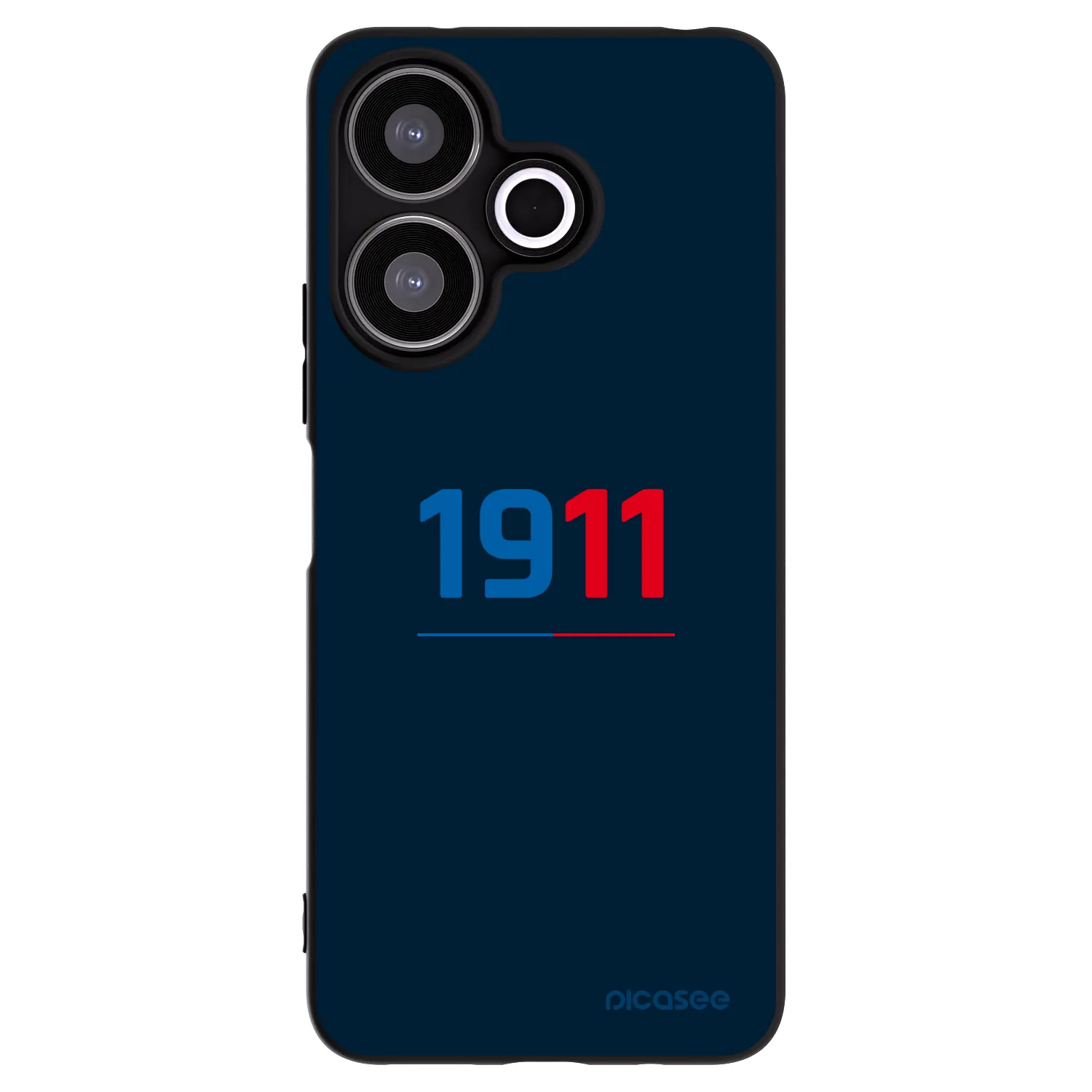 Picasee silikonový černý obal pro Xiaomi Redmi 13 4G - FC Viktoria Plzeň D