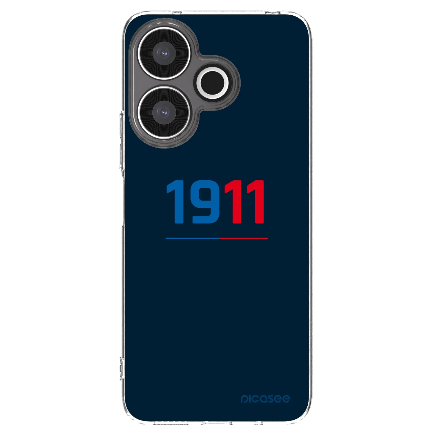 Picasee silikonový průhledný obal pro Xiaomi Redmi 13 4G - FC Viktoria Plzeň D