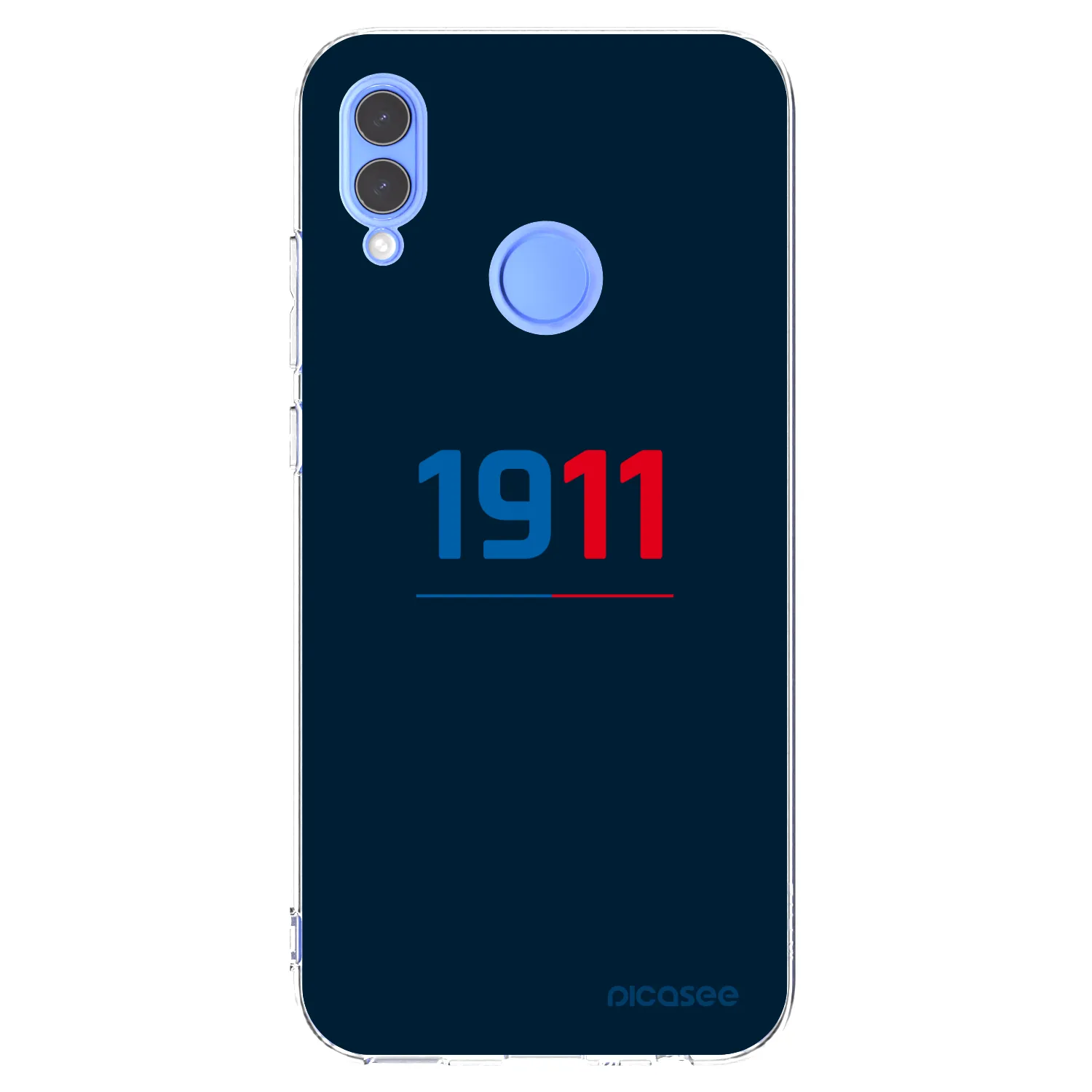Picasee silikonový průhledný obal pro Huawei P Smart 2019 - FC Viktoria Plzeň D