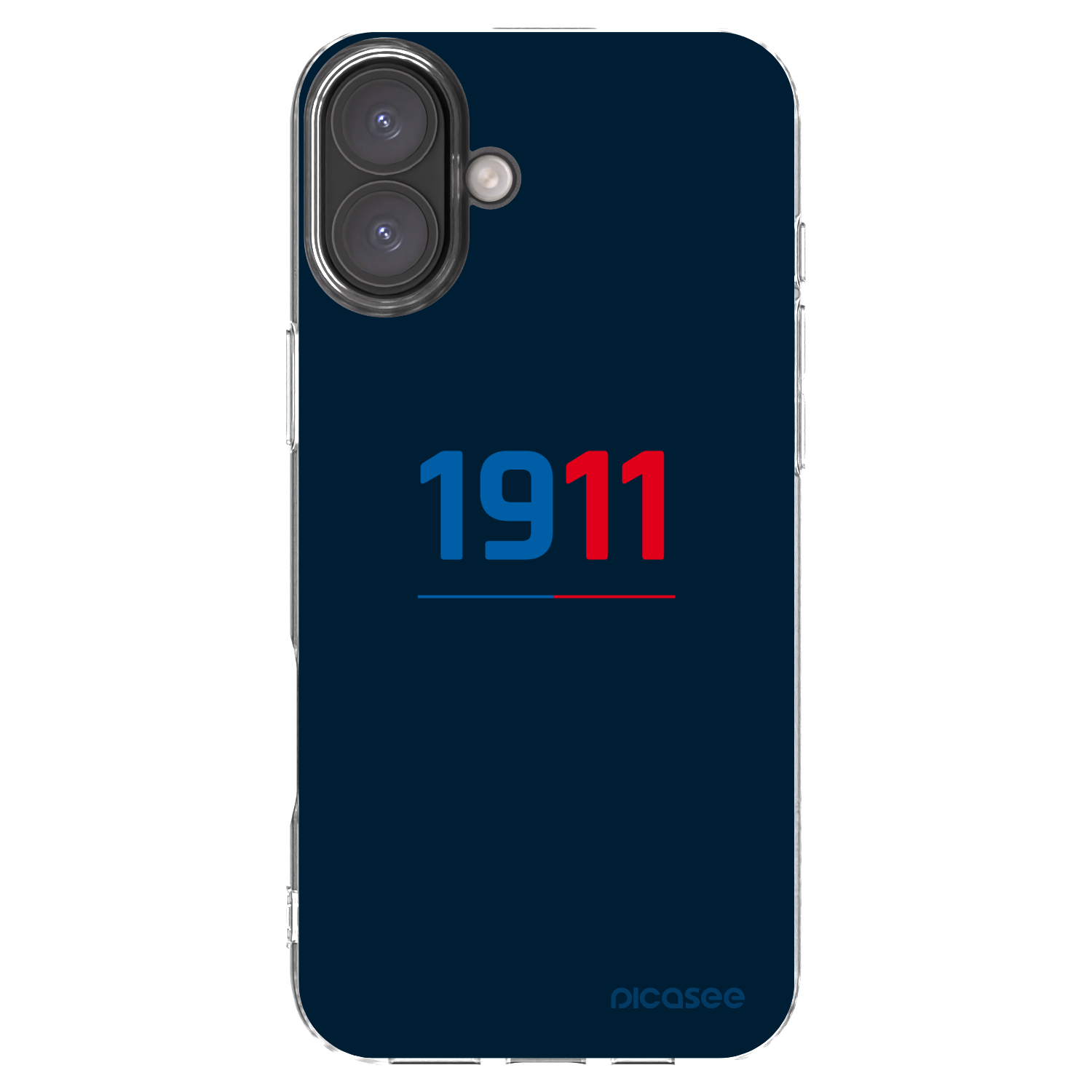 Picasee silikonový průhledný obal pro Apple iPhone 16 Plus - FC Viktoria Plzeň D