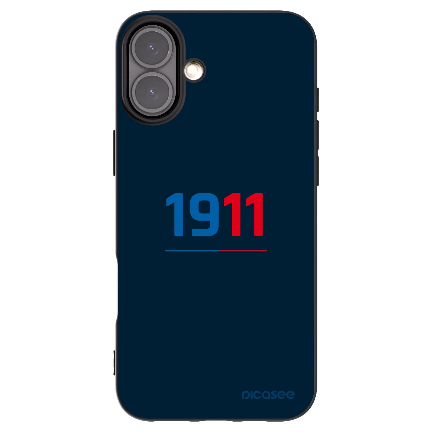 Picasee silikonový černý obal pro Apple iPhone 16 Plus - FC Viktoria Plzeň D