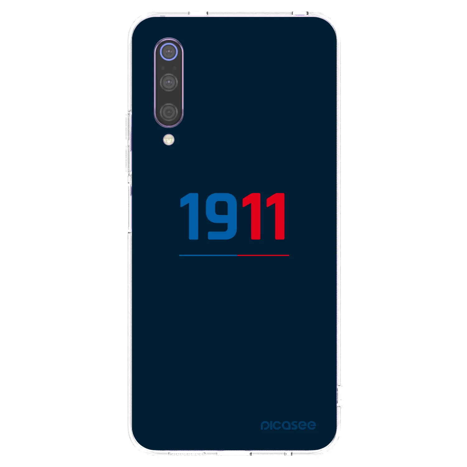 Picasee silikonový průhledný obal pro Xiaomi Mi 9 - FC Viktoria Plzeň D