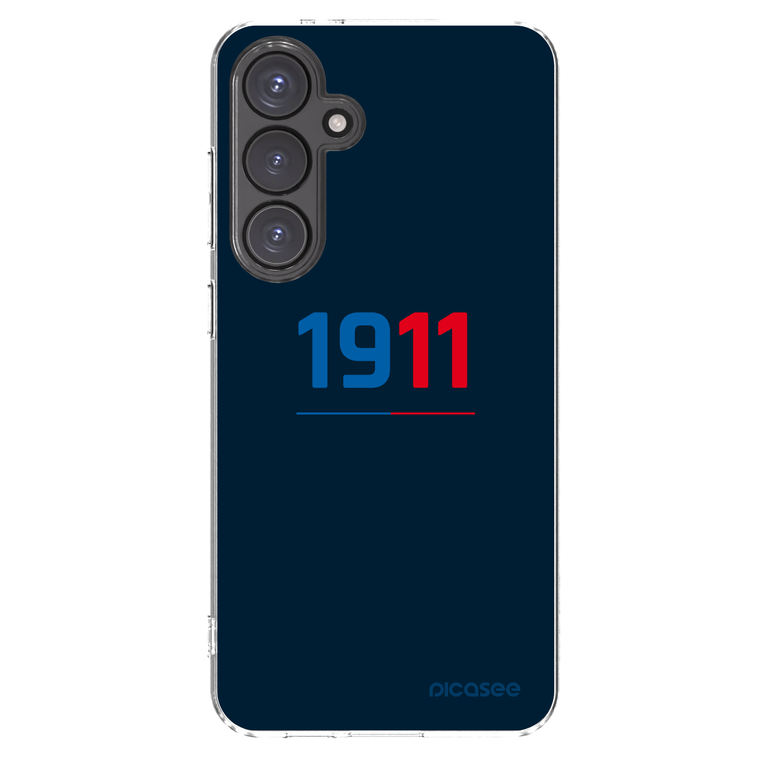 Picasee silikonový průhledný obal pro Samsung Galaxy S24 FE S721B - FC Viktoria Plzeň D