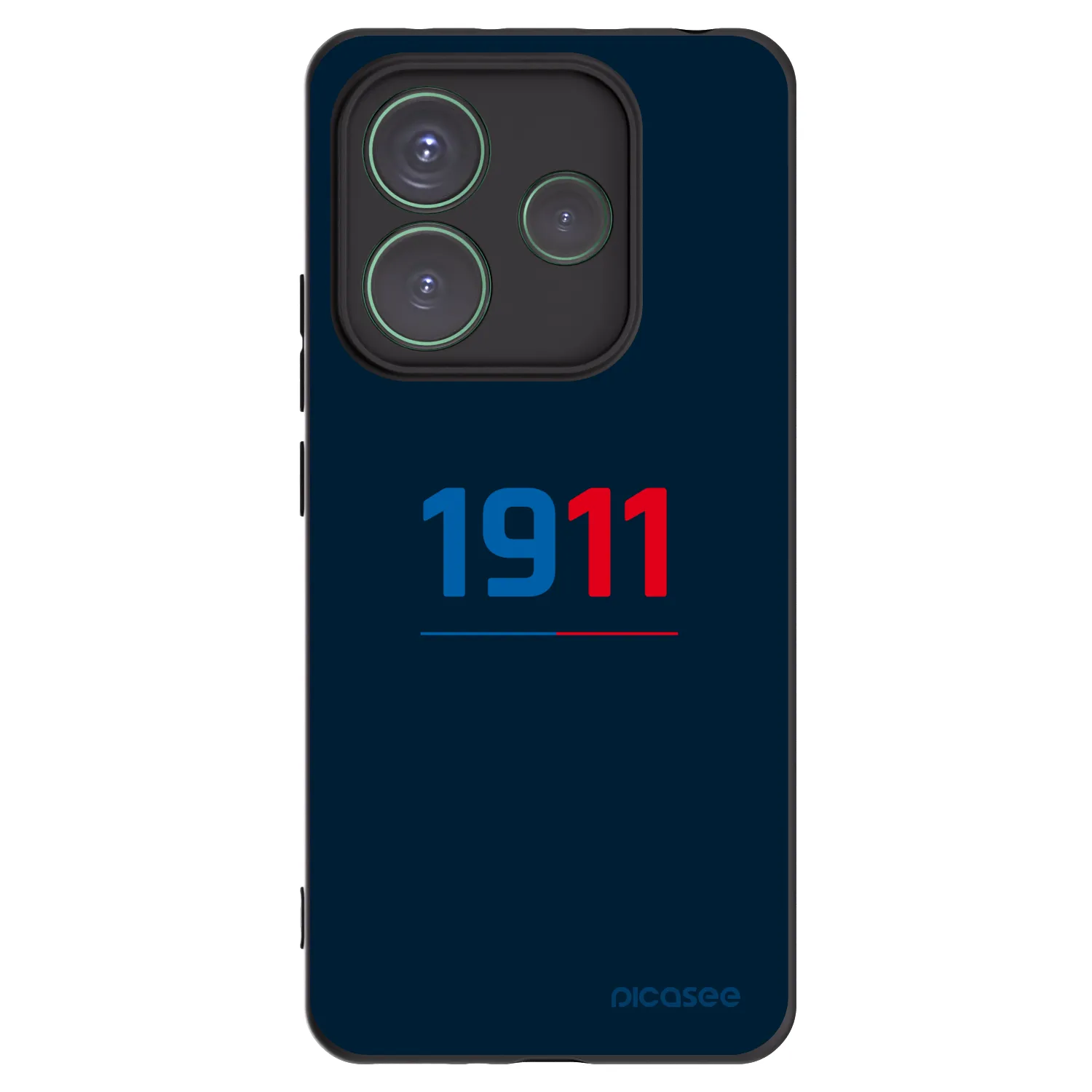 Picasee silikonový černý obal pro Xiaomi Redmi Note 14 5G - FC Viktoria Plzeň D